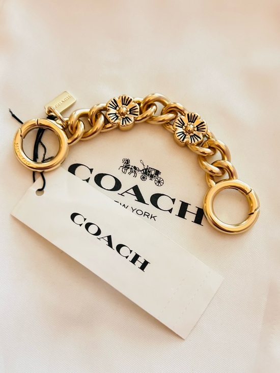 Coach Accessories - Coach Tea Rose Keychain/ Bag Charm/ Extender